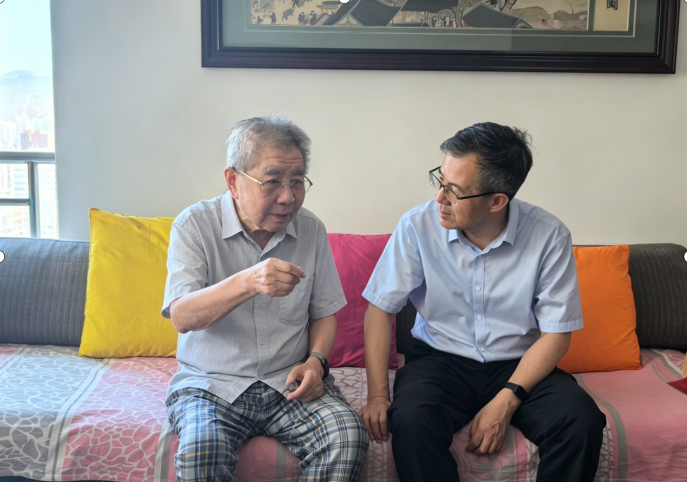 西北研究院组织开展“七一”前走访慰问活动